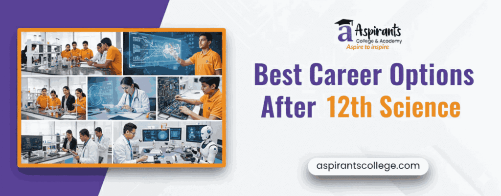 best career options after 12th science